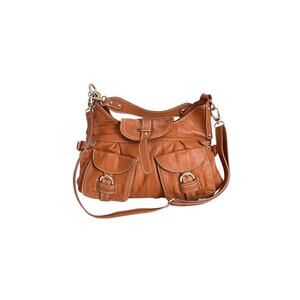 Nice Barr+Barr Women's Bag Chestnut Leather Purse Two Front Pockets